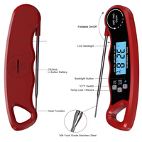 Thermomètre à viande numérique à lecture instantanée Thermomètre de cuisson alimentaire de cuisine étanche avec rétroéclairage LED pour barbecue griller fumoir