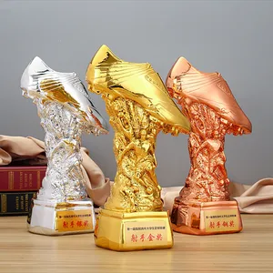 Factory wholesale soccer sport resin customized award football trophy/trophy cup