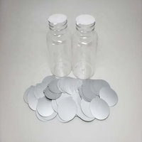 Op maat gedrukte, morsvrije, makkelijk te openen aluminiumfolie cosmetische verzegelfolie, HDPE-compatibel inductie verzegeling liner voor flessen