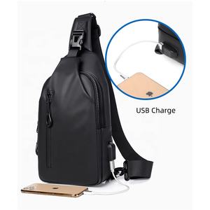 Logo personalizzato grande impermeabile in Nylon sportivo tracolla da <span class=keywords><strong>uomo</strong></span> <span class=keywords><strong>monospalla</strong></span> da viaggio Messenger in poliestere personalizzabile a tracolla - Product Image 3