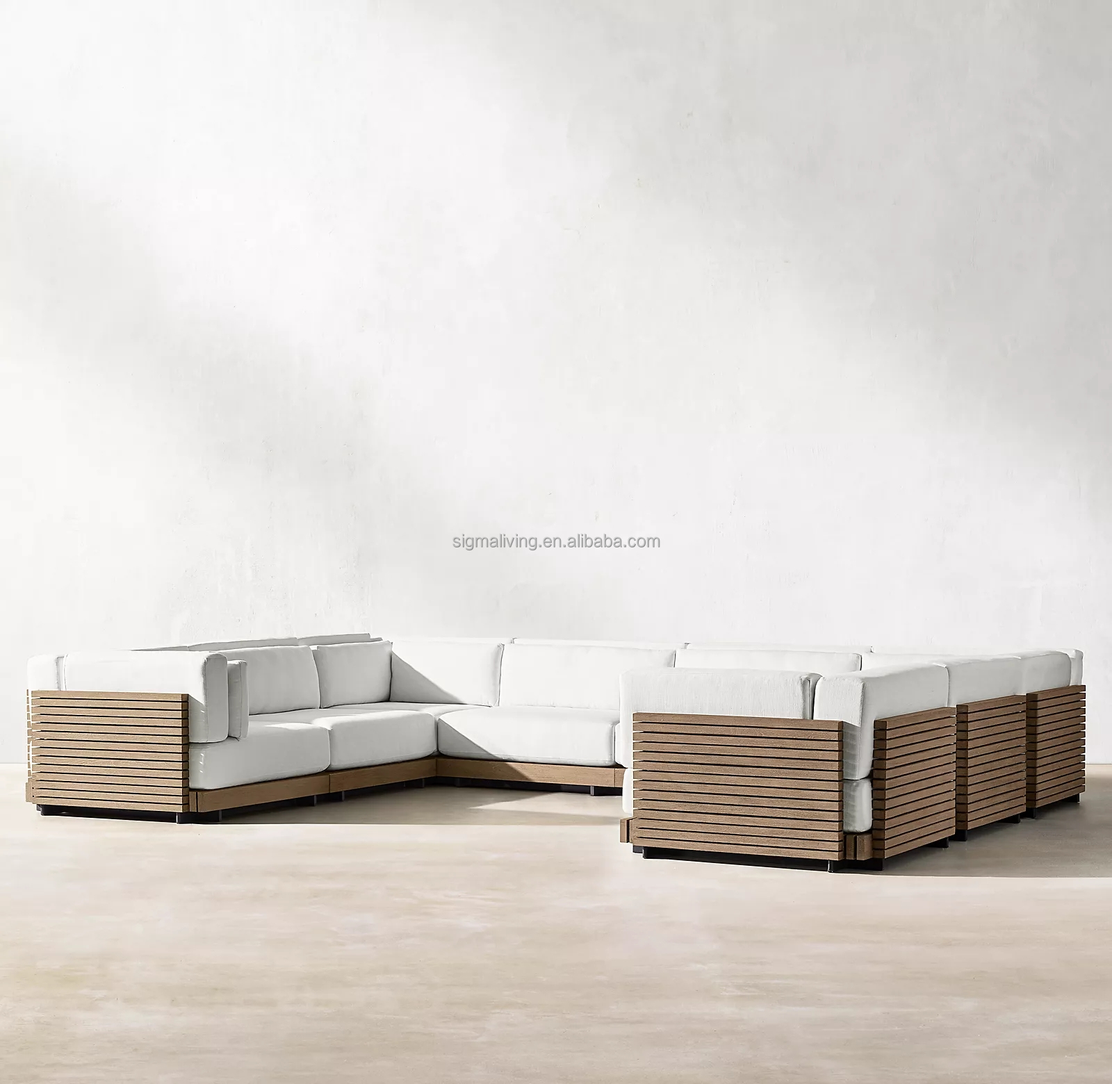 outdoor garden furniture large sofa set furniture balcony modular outdoor couch sofa