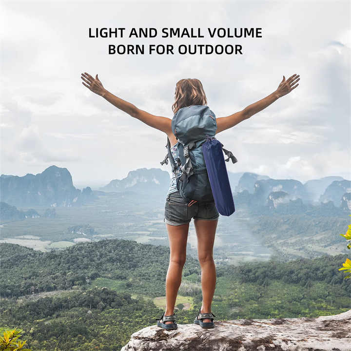 Small Camping Pillow Inflatable Nylon Outdoor Camping Pillow For