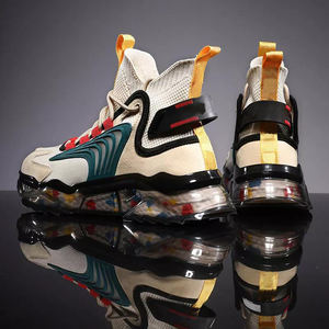 Fabricantes al por mayor diseño de moda hombres calcetín zapatos transpirable amortiguación Casual High-top hombres zapatillas de deporte Zapatos casuales de los hombres - Product Image 5