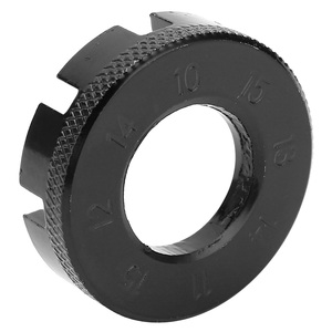 Clé à rayons de vélo 8 voies, clé à rayons de vélo, clé à rayons de roue, outil de réparation de jantes, noir - Product Image 4