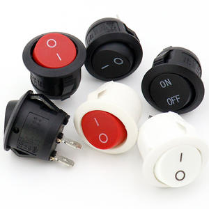 Interruptor Basculante Redondo Mini KCD1 con Orificio de Montaje de 20 mm |   Conector de 2/3/4 pines con o sin luz |   Interruptor de Encendido/Apagado SPST/DPDT de 2-3 Posiciones - Product Image 4