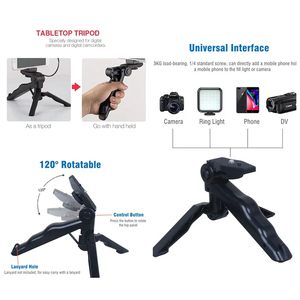 Lampe d'appoint à LED Support de bureau Perche à selfie portable Kit de Vlogging en direct Lumière LED avec microphone pour <span class=keywords><strong>Tik</strong></span> <span class=keywords><strong>Tok</strong></span> Youtube - Product Image 6