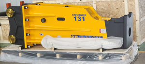 Martillo Hidráulico de Servicio Pesado SB131 con Cincel de 165 mm para Excavadoras CAT 336, PC400 y Volvo EC360 |   Martillo Silenciado Tipo Caja, Precio - Product Image 2