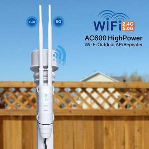 WAVLINK AC600 New High Power <strong>WiFi</strong> <strong>Extender</strong> AP Router Dual Band Repeater EU <strong>Plug</strong> Outdoor 2.4G/5G WPS 2 Ports - Product Image 6