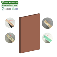 Panneau MDF UV super mat au toucher velours de haute qualité pour la décoration intérieure commerciale