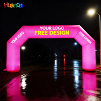 Arche gonflable personnalisée d'extérieur de haute qualité, Arco Inflable, décoration gonflable colorée, Arco De Meta pour événements et fêtes