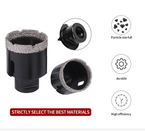 Scies cloches diamantées soudées sous vide de différentes tailles <span class=keywords><strong>pour</strong></span> la découpe à sec de carreaux, porcelaine, céramique, granit, marbre - Product Image 4