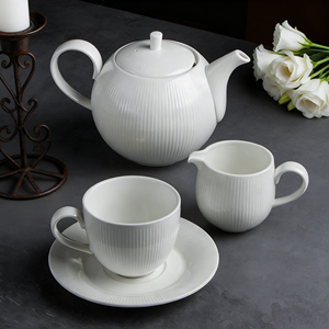 Set Moderno di Tazza e <span class=keywords><strong>Piattino</strong></span> in Porcellana Bianca JQY, Stile Casual Europeo, Tazza da Tè e Caffè in Ceramica <span class=keywords><strong>con</strong></span> <span class=keywords><strong>Piattino</strong></span> per Hotel - Product Image 6