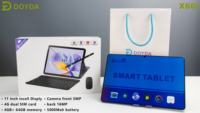Tablet PC Android X60i 11 Inci 64GB/128GB 4G Wifi Rockchip dengan Pena dan Keyboard IPS untuk Gaming dan Bisnis