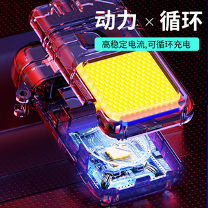 Mini lampe porte-clés rechargeable USB-C, lampe de travail portable avec base magnétique pour usage extérieur - Product Image 2