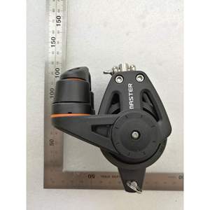 Master Pulley 50mm Diameter 10mm Rope Capacity Three <b>Wheel</b> Rotating <b>Clamp</b> With Ring For Marine Use - Product Image 5