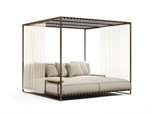 Swimming <strong>Pool</strong> Chaise <strong>Lounge</strong> Outdoor Furniture <strong>Sun</strong> Lounger Chair Seat Beach Leisure Daybeds Sofa Bed - Product Image 2