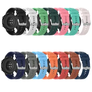 Резиновый умный Браслет для Huawei Watch Buds Huawei Watch 3 Pro 20 мм 22 мм силиконовые браслеты для часов