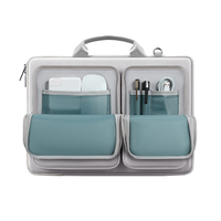 Maletín Portaordenador Portátil Coreano Simple y Duradero con Correa para el Hombro, Organizador de Viaje, Impermeable, para Tablets de 14 Pulgadas