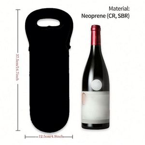 Bolsa Enfriadora de Vino de Neopreno de Alta Calidad, Personalizada de Fábrica, al por Mayor, Aislada, para Vino Tinto, Kit Promocional - Product Image 2