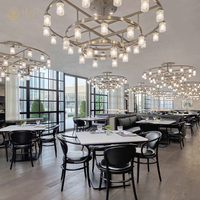 Tables et chaises de restaurant modernes Ensemble de banquettes en cuir Mobilier Café Café Boutique Bar Projet de banquette en bois