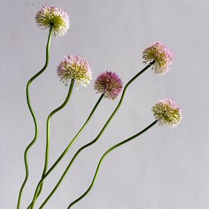 Fleur artificielle en plastique de haute qualité, toucher réel, en forme d'ail, de pissenlit ou d'oignon, pour la maison et l'extérieur, idéale pour les fêtes d'Halloween et les festivals - Product Image 3