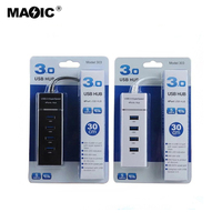 Nouveau Hub USB 3.0 Plug and Play, USB3.0 vers USB3.0, 3*USB2.0, Adaptateur Type A, jusqu'à 5 Gbps, Hub de Données Portable pour PC, Ordinateur Portable Windows