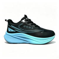 Chaussures de course légères et tendance pour hommes 2026, modèle 260X, respirantes en maille, semelle intermédiaire EVA, logo personnalisé - Vente directe usine OEM/ODM