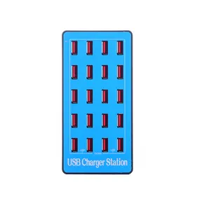 Hub Splitter USB universale da 100W 80W 5V 2.4A stazione di ricarica rapida adattatore di alimentazione Splitter per caricabatterie USB a 20 porte