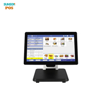 Système de point de vente pour restaurant Sunson S1 avec écran tactile capacitif Windows 10, processeur Intel Core I5 8 Go/128 Go