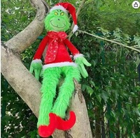 Poupées en peluche Grinch officielles édition couple-Duo de Noël personnalisable, vente en gros pour les revendeurs