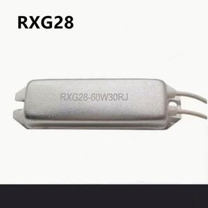 Résistance à coque en aluminium de type RXG28, 60W, 40R, 50 <span class=keywords><strong>Ohm</strong></span>, 90 <span class=keywords><strong>Ohm</strong></span>, <span class=keywords><strong>120</strong></span> <span class=keywords><strong>Ohm</strong></span>, résistance de convertisseur de fréquence haute puissance - Product Image 2