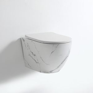 Nhiệt độ cao gốm nhà vệ sinh bát Mỹ phòng tắm Tường Treo Wc Set Top tiêu chuẩn thoải mái nhà vệ sinh - Product Image 1