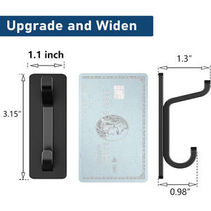 Adhesive Wall <b>Hooks</b> Heavy Duty Waterproof 304 Stainless Steel <b>Kitchen</b> <b>Hooks</b> Adhesive Wall <b>Hooks</b> - Product Image 4