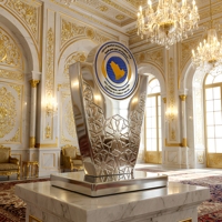 Trophée d'entreprise personnalisé en gros, récompense créative en chrome avec disque gravé, coupe en métal pour performance d'excellence, idéal comme cadeau d'affaires