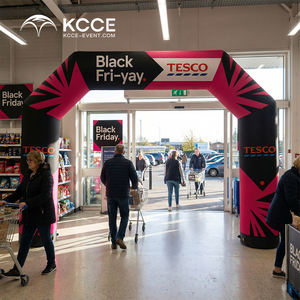 قوس قابل للنفخ محمول سريع التركيب ومقاوم للماء للعروض الترويجية في الجمعة السوداء، مناسب لمداخل الفعاليات - Product Image 6