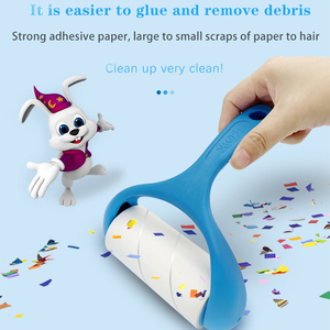 Dissolvant de peluches réutilisable Lavable Vêtements Dust Wiper <span class=keywords><strong>Chat</strong></span> Chien Peigne Rasage Pet Hair Remover Brush Sticky Roller Laundry Products - Product Image 2