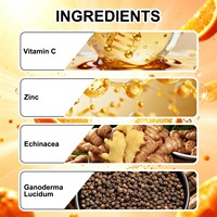 Comprimés effervescents personnalisés à la vitamine C orange, complément alimentaire