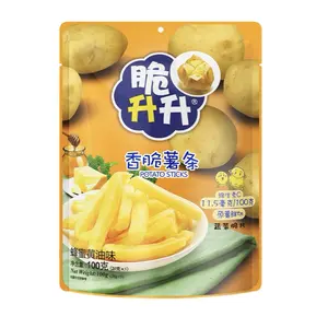 थोक आलू की छड़ें 100 ग्राम चीनी भोजन विदेशी स्नैक्स वीएफ 13 स्वाद विटामिन सी फ्रेंच फ्राइज़ आलू की छड़ी कुरकुरा चिप्स
