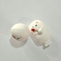 Figurines en silicone mignonnes de la marque FOREVER, accessoires de dessin animé, poupée 3D souple personnalisée, ornement, décoration DIY, logo personnalisé disponible