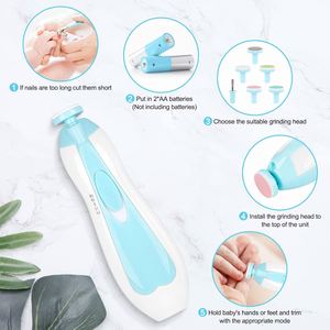 Cortauñas Eléctrico para Bebés, Kit de Cortauñas para Recién Nacidos, Niños Pequeños o Adultos, Cuidado de Uñas de Manos y Pies, Set de Cuidado de Uñas para Bebés - Product Image 4