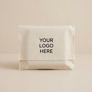 Custom Logo Screen Printed Recyclable Cotton Twill <b>Envelope</b> Dust Bag with Flap for Industrial Shoes and Clothing Packaging - Product Image 4