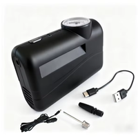Efficient Fast Inflation Cordless Tire Inflator Analog Gauge Low Noise Operation Perfect for Home Garage and Travel Needs