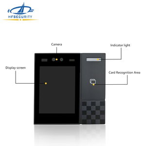 HFSecurity Sleekpro - Escáner de Tarjetas de Control de Asistencia con Reconocimiento Facial de 2.8 Pulgadas, Función NFC, Sensor de Control de <span class=keywords><strong>Acceso</strong></span> - Product Image 1