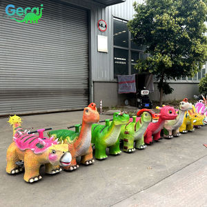 Gecai Promotion : Petit Dinosaure Artificiel en Résine à Chevaucher, Modèle de Parc d'Attractions avec Contrôle Automatique et Sons Réalistes - Product Image 3