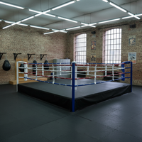 Usine de haute qualité anneau de boxe personnalisé toile couvre coussinets d'angle anneau de boxe accessoires de corde à vendre