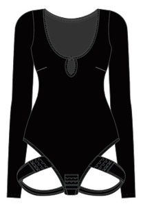 Venta al por mayor de manga larga adelgazante Fajas <span class=keywords><strong>Body</strong></span> Ultra Elástico Butt Lifter Tanga <span class=keywords><strong>Body</strong></span> con <span class=keywords><strong>escote</strong></span> de diseñador de las mujeres - Product Image 6