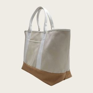 Custom Logo Large Weekend Women Fashion School <b>Handbag</b> Canvas Cotton Shopping Tote Bag - Product Image 1