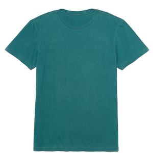T-shirt à col rond de couleur unie Design personnalisé Jersey de haute qualité Tissu tissé à manches courtes Plus Size (4XL) Respirant Résistant à la chaleur - Product Image 1