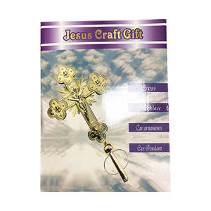 उच्च गुणवत्ता इथियोपियाई रूढ़िवादी चर्च के लिए हाथ पकड़े पार फांसी के साथ दो चेहरा सोने रोपण - Product Image 3