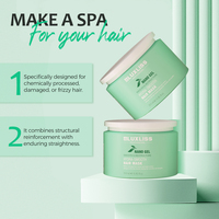 Luxliss Kératine Cheveux Masque Salon Spa Collagène Cheveux Conditionneur pour Fizzy Cheveux Silking Hydratation Lisse NanoplastiaTreatment Masque